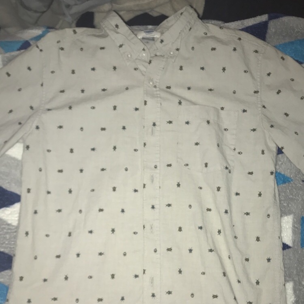 Boys Old Navy Bugs Button Up